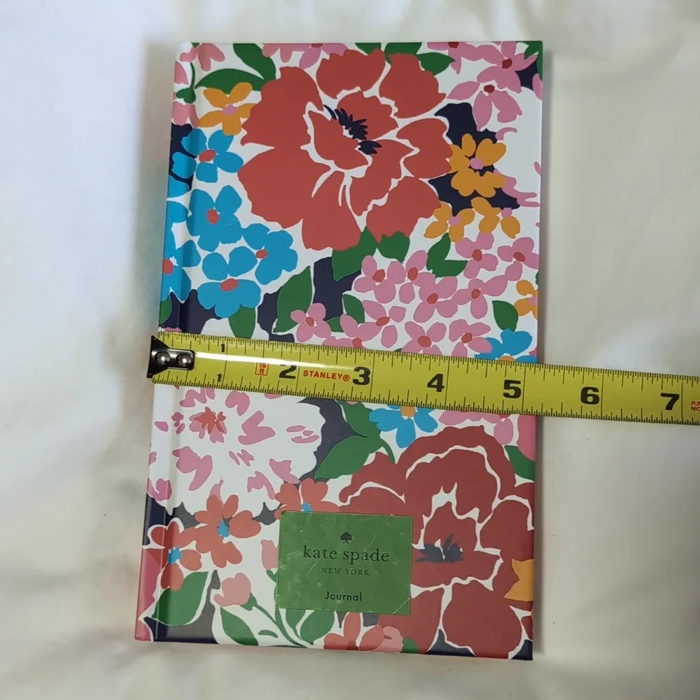 Kate Spade Sunset Blooms Colorful Floral Pattern Hardback Ribbon Journal